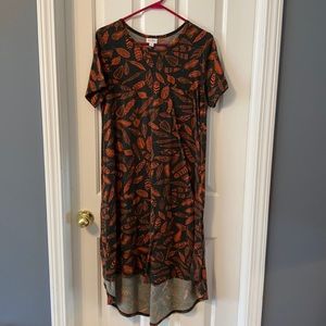 LulaRoe Feather Carly Dress